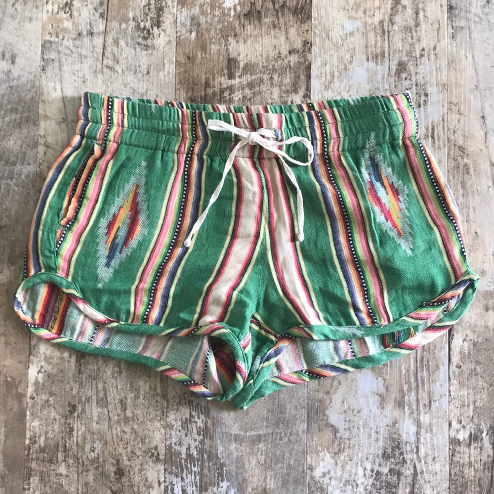 Aztec jacquard shorts